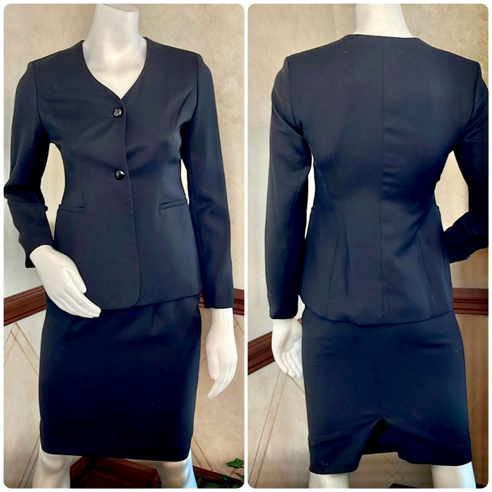 JONES NEW YORK CLASSIC PETITE BLACK SUIT